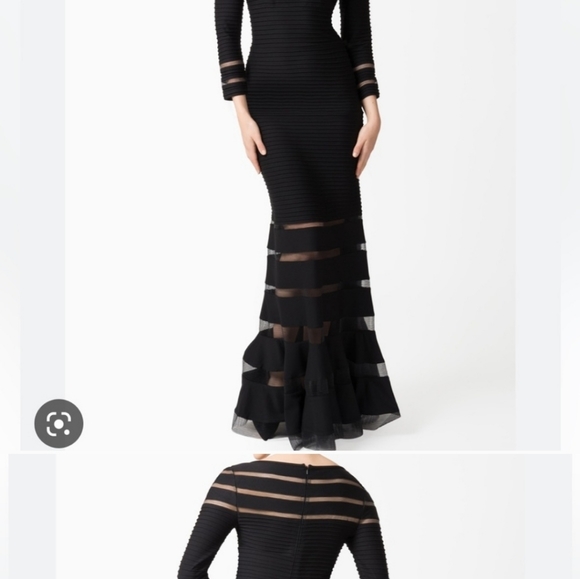 Tadashi shoujo black gown - Picture 10 of 11